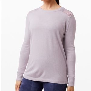 Lululemon Back to Balance LS sweater Size 6